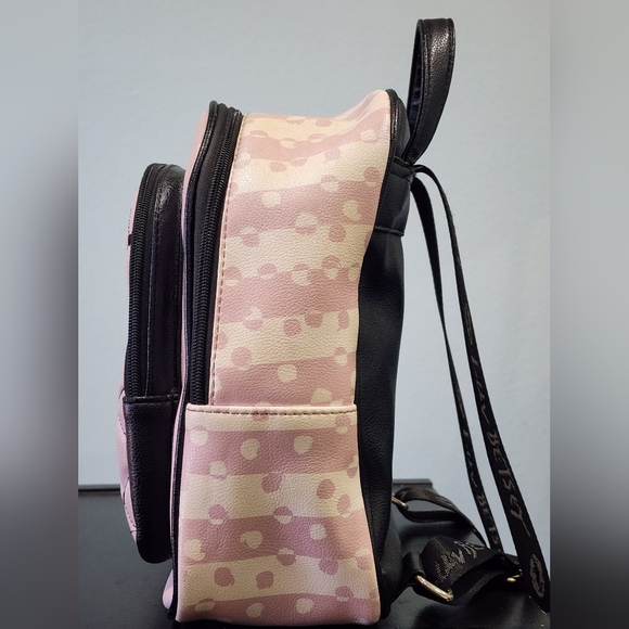 BETSEY JOHNSON | "Luv Betsey" Quilted Backpack | Pink & Black - Picture 4 of 13